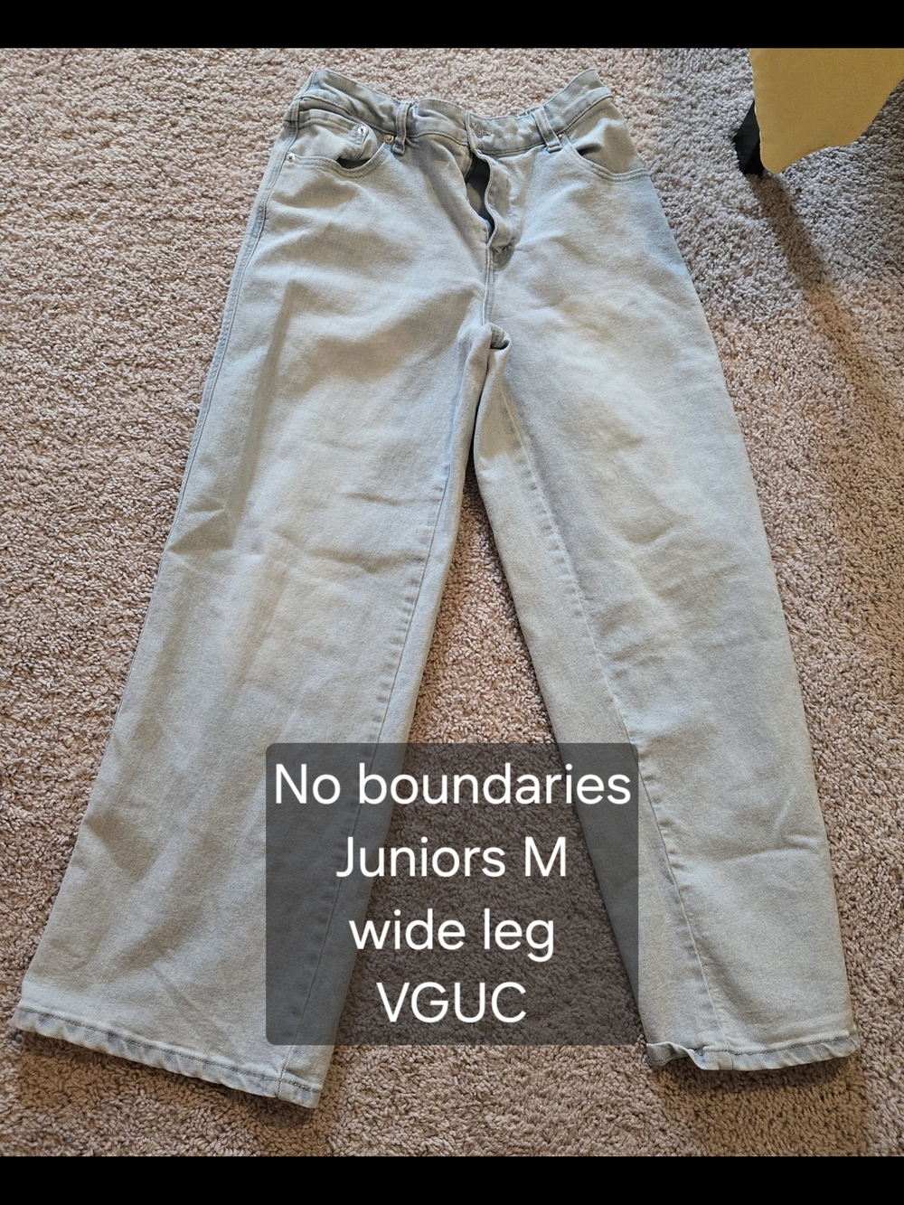 No Boundaries Light Blue Wide-Leg Jeans
